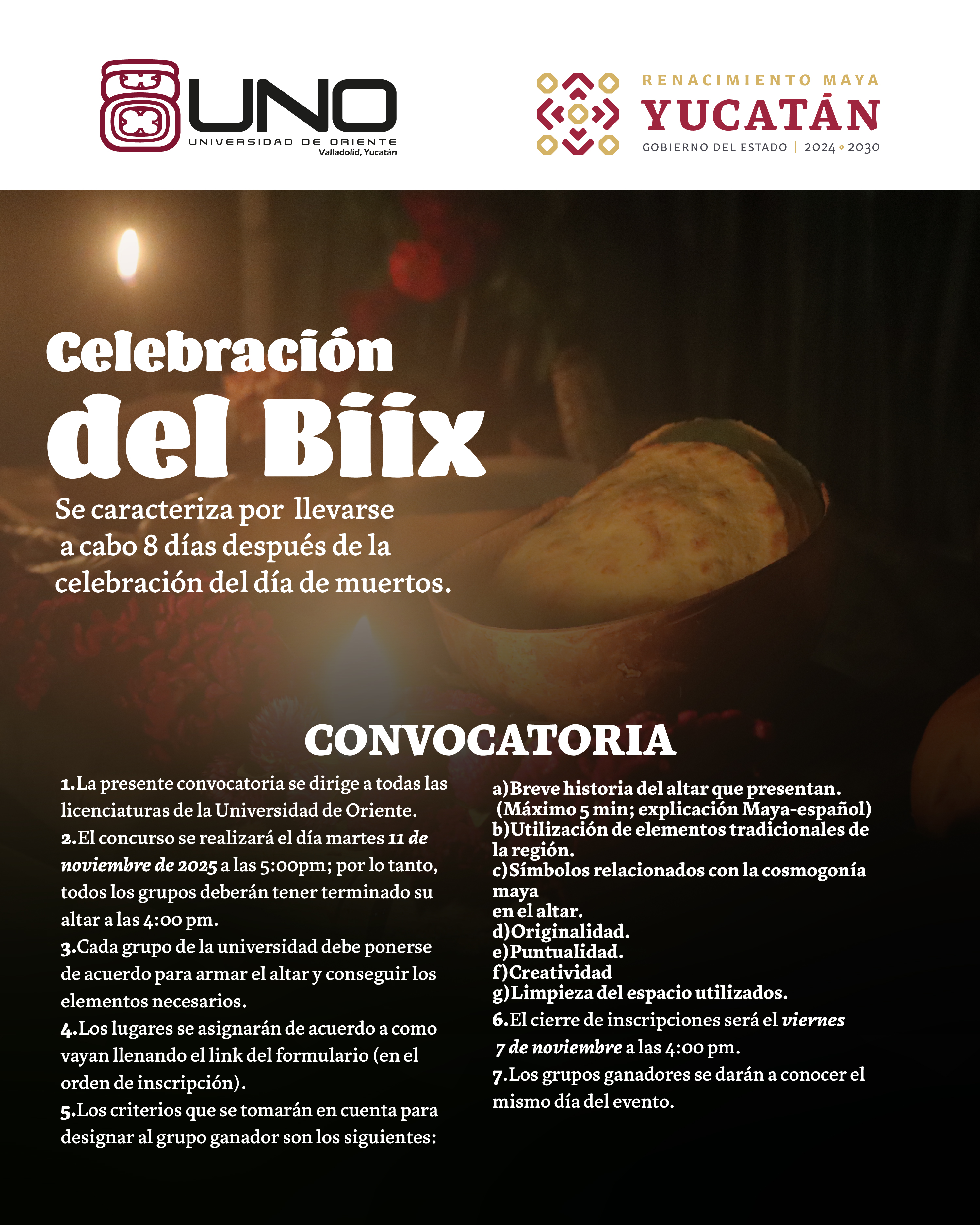 Convocatoria Celebración del BIIX